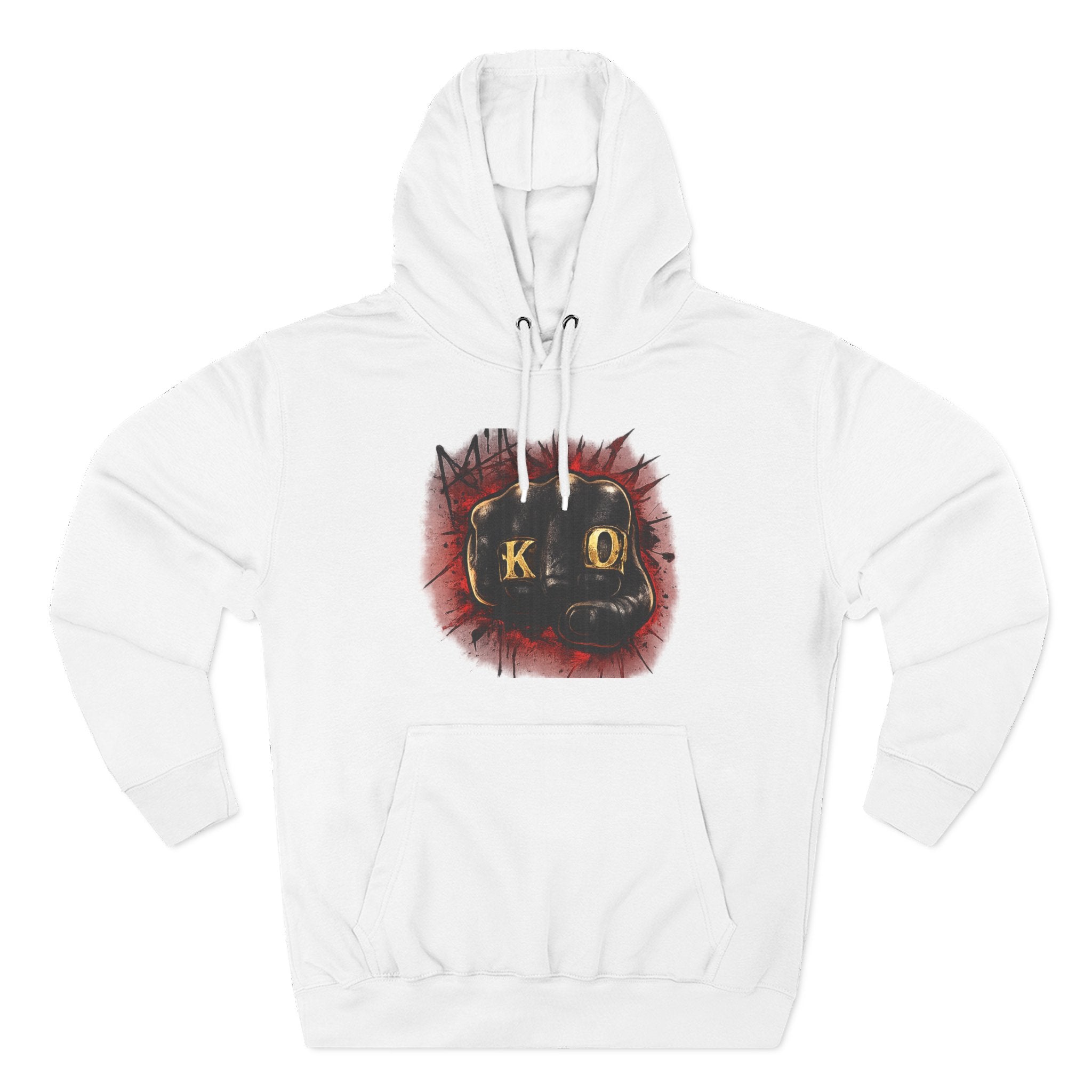 KO Crown Hoodie — Boxing Knockout Graphic Pullover