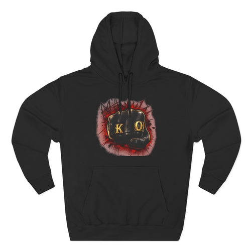 KO Crown Hoodie — Boxing Knockout Graphic Pullover